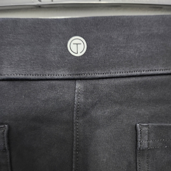 T by talbots women's Pull-On elastic waist pants size XL black - Picture 5 of 7